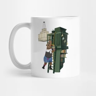 Capybara bookstore Mug